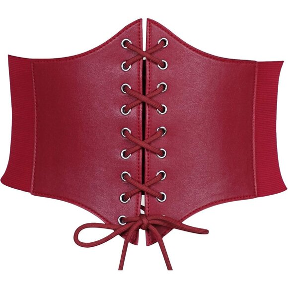 CORSET Belt for Women 07 Red main image 4